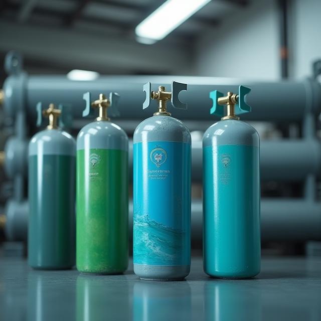 Eco-friendly refrigerant cylinders